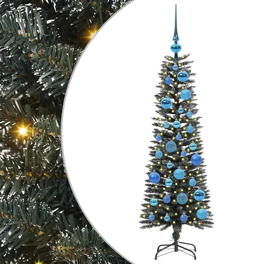 Sapin de Noël artificiel Vert 120 cm PVC, plastique et acier - 2
