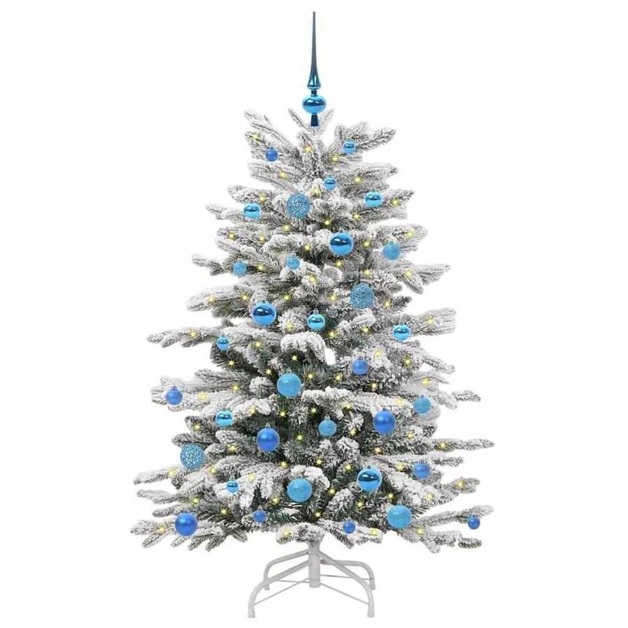Sapin de Noël Artificiel à Branches Articulées Blanc 150 cm - 3