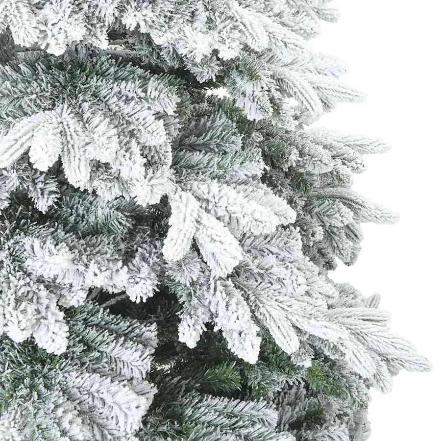 Sapin de Noël artificiel avec 150 LED Blanc 150 cm PE et PVC - 8
