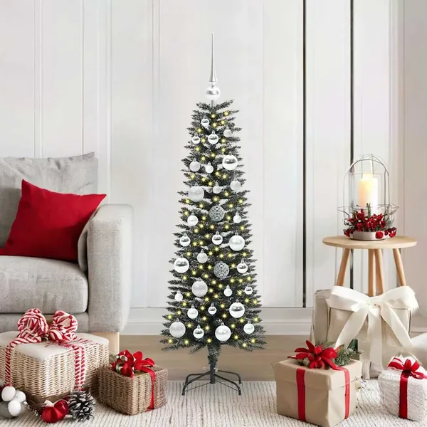 Sapin de Noël artificiel Vert 120 cm PVC, plastique et acier