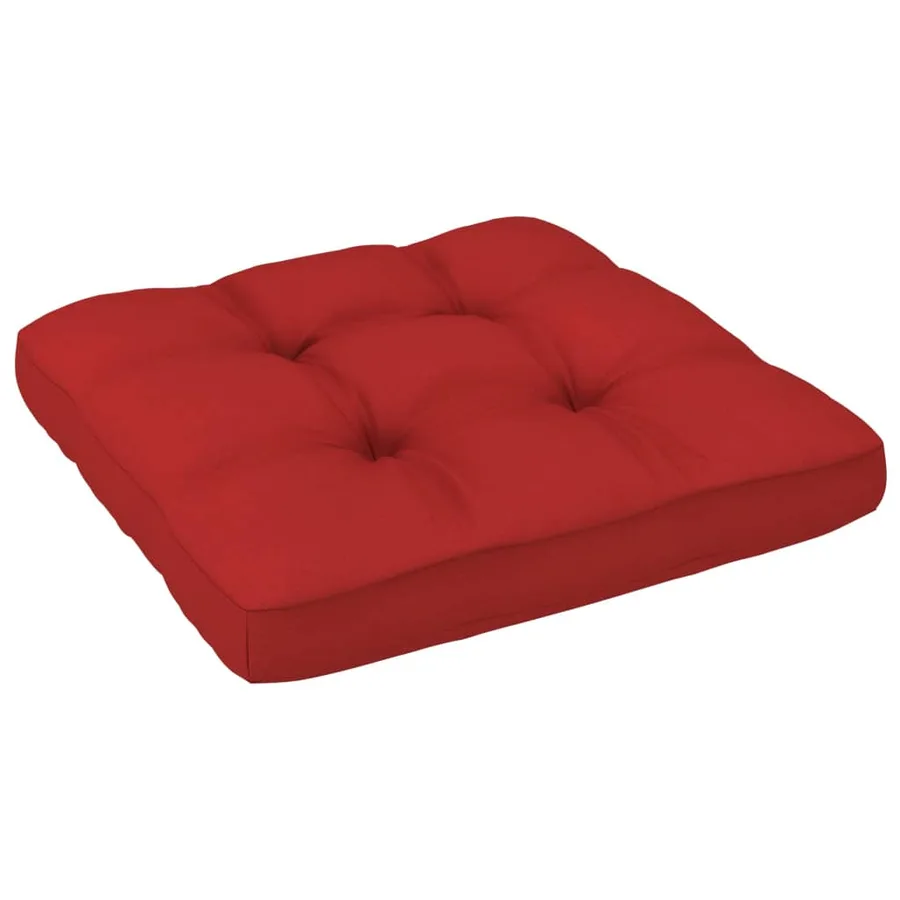 Pouf palette de jardin Bois de pin imprégné de blanc - 6