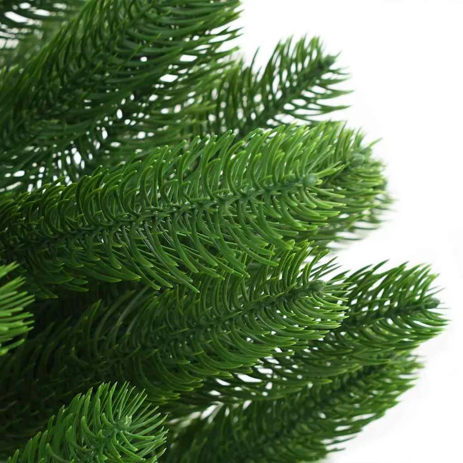 Sapin de Noël avec 150 LED avec support Vert 150 cm PE - 8