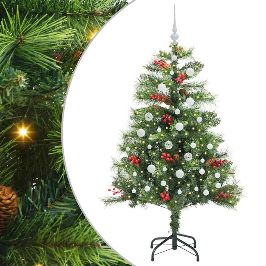 Sapin de Noël artificiel Vert 150 cm PVC et métal - 2