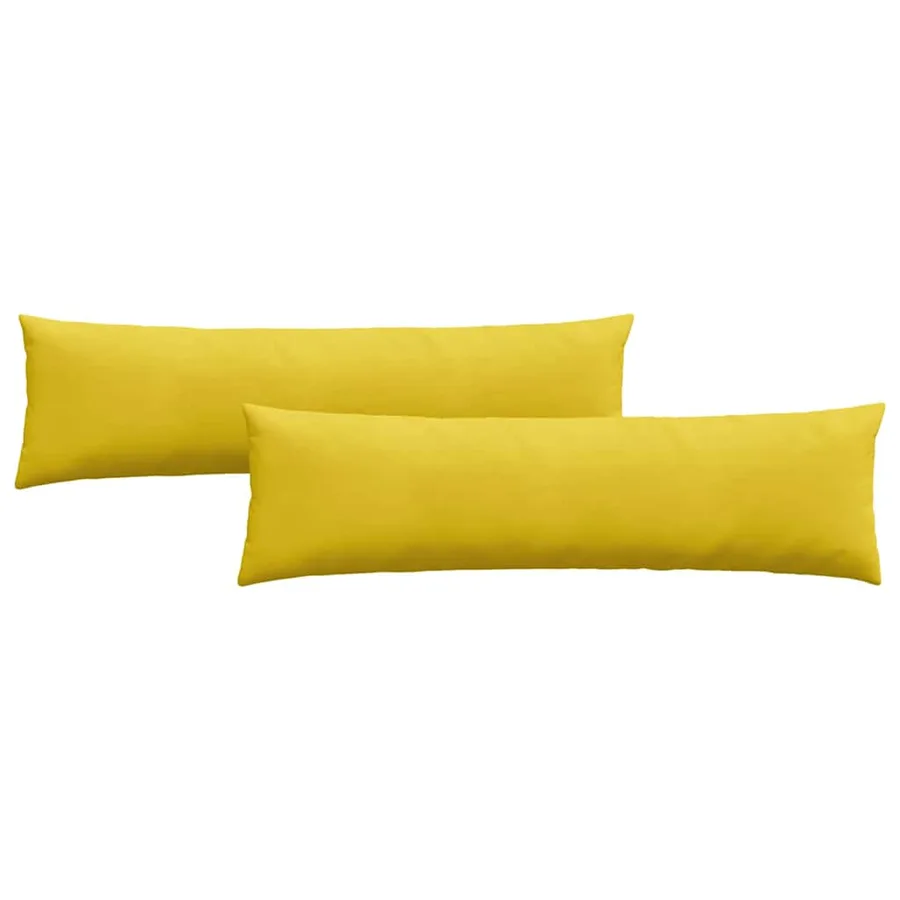 Coussins de canapé 2 pcs Jaune 145 x 40 cm - 2