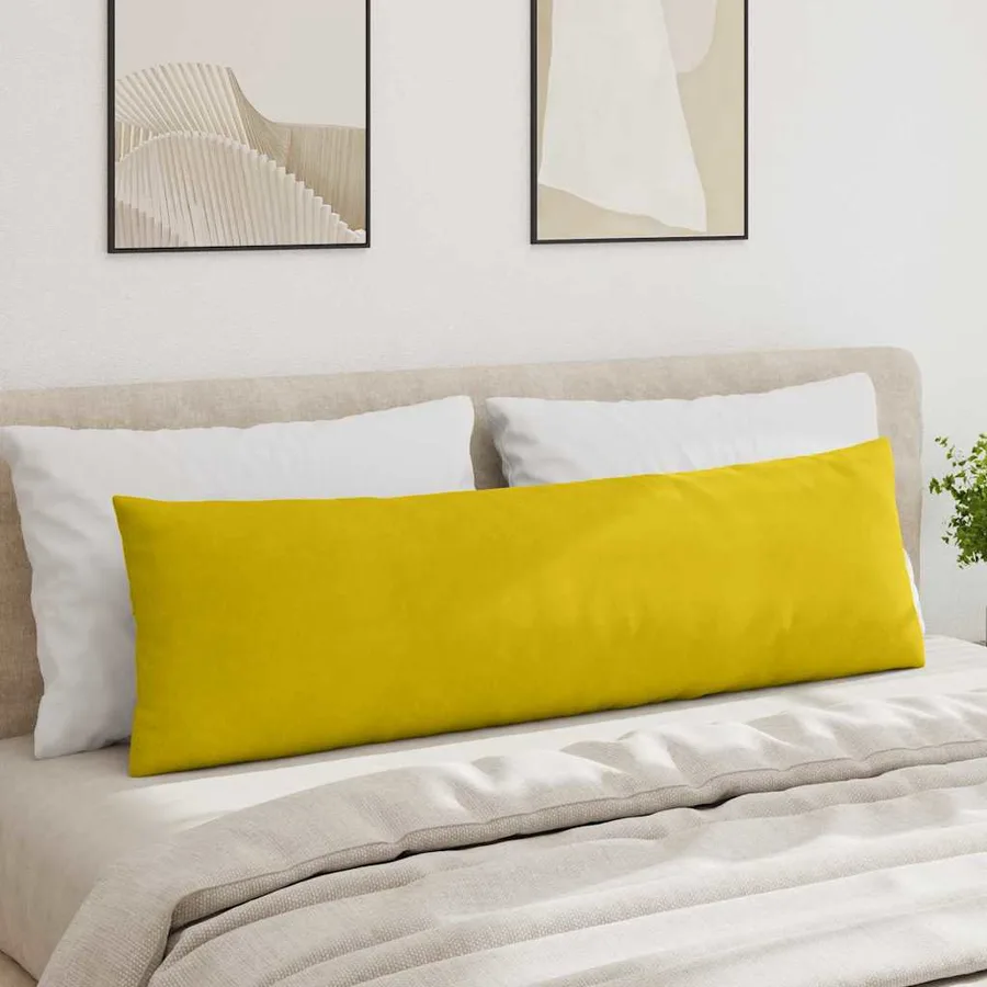Coussins de canapé 2 pcs Jaune 145 x 40 cm - 4