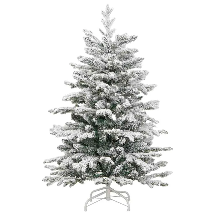Sapin de Noël Artificiel à Branches Articulées Blanc 150 cm - 4