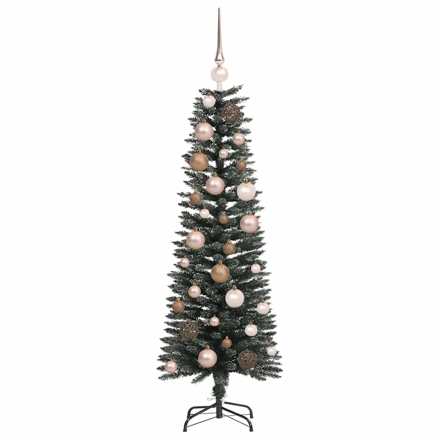 Sapin de Noël artificiel Vert 120 cm PVC, plastique et acier - 4