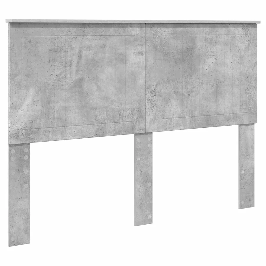 Cadre de lit Béton 140 x 200 cm Bois de pin massif - 6