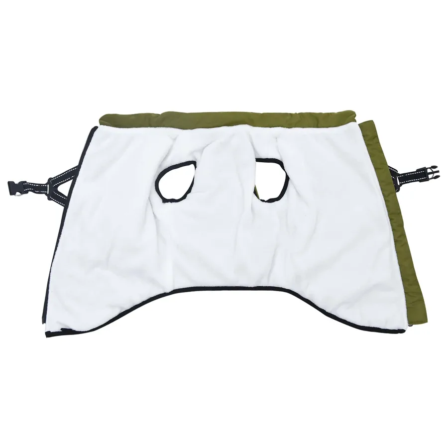 Manteau pour chien Vert armée L44 Fleece et Polyester - 3