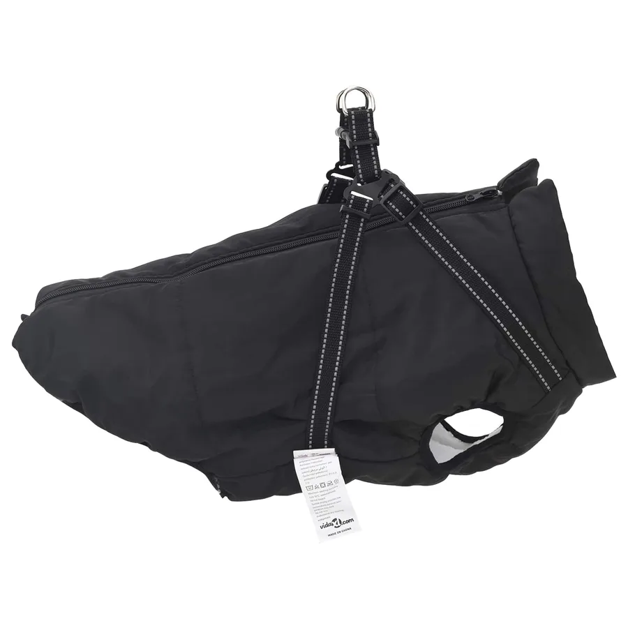 Manteau pour chien Noir L48 Fleece et Polyester - 4