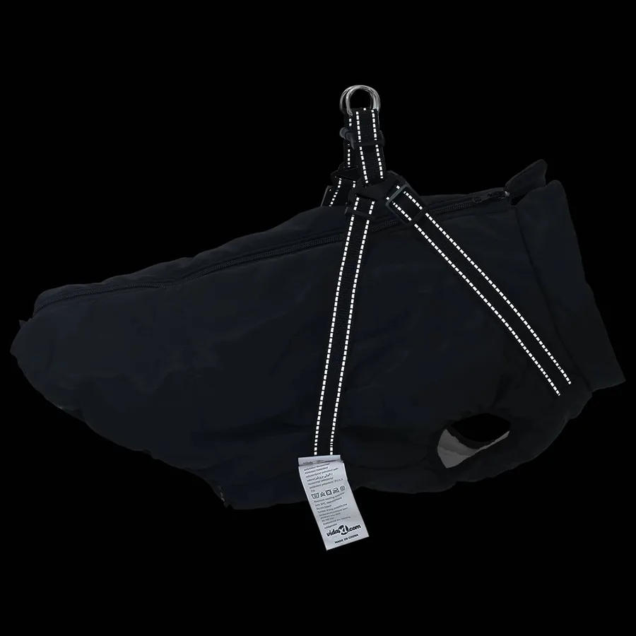 Manteau pour chien Noir L48 Fleece et Polyester - 9