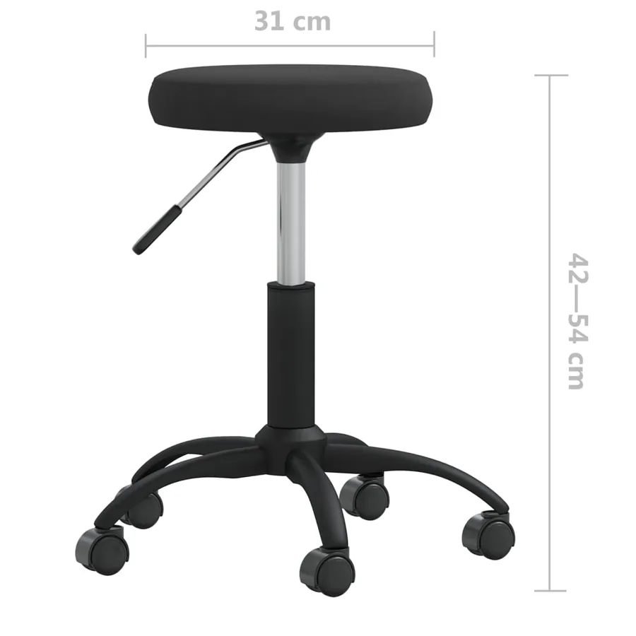 Chaise de salle à manger Noir Velours - 6