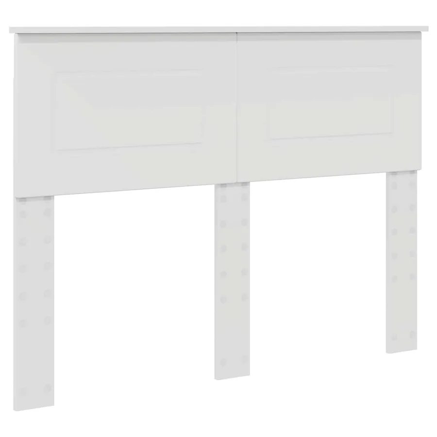 Cadre de lit Blanc 120 x 123 cm Bois d'ingénierie - 6