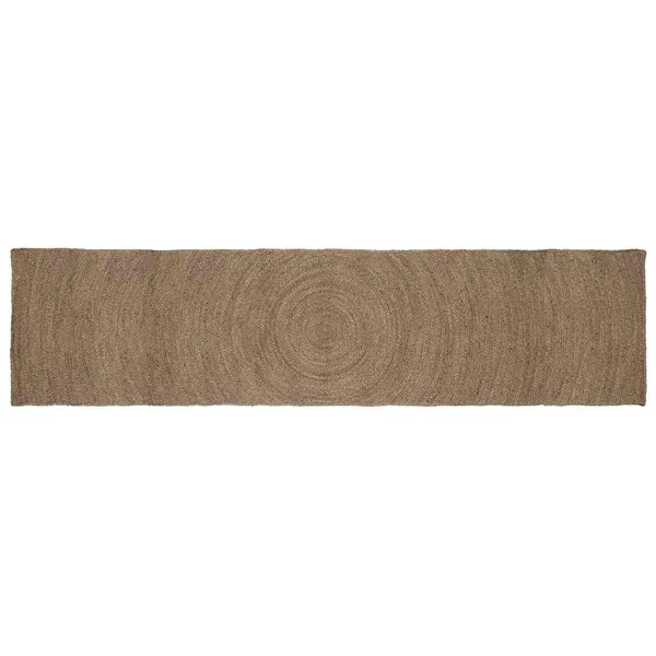 Tapis de surface Gris 80 x 400 cm Jute