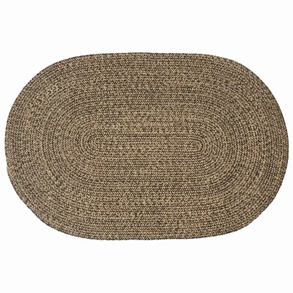 Tapis de surface Noir 100 x 152 cm Jute
