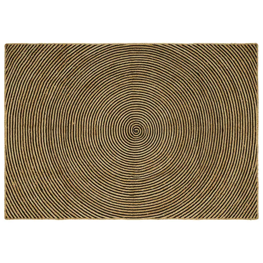 Tapis de surface Noir 200 x 290 cm Jute