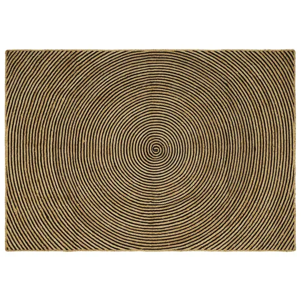 Tapis de surface Noir 200 x 290 cm Jute