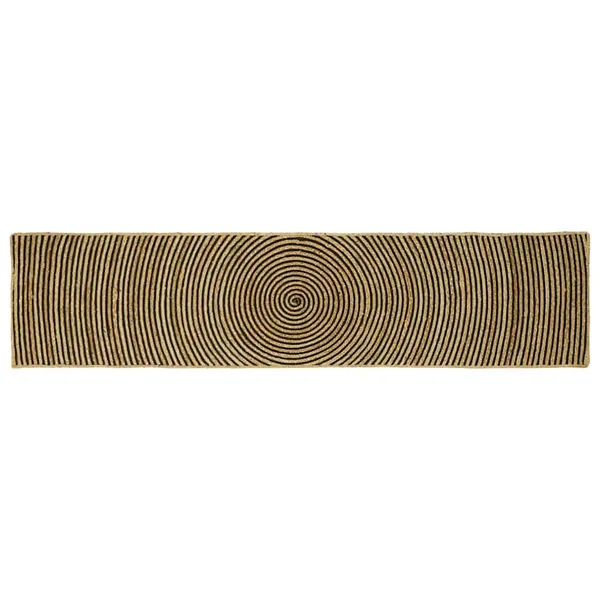 Tapis de surface Noir 60 x 250 cm Jute