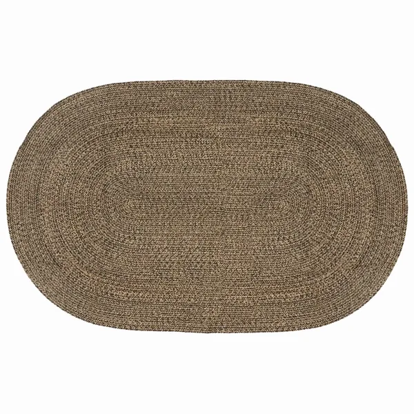 Tapis de surface Noir 152 x 245 cm Jute