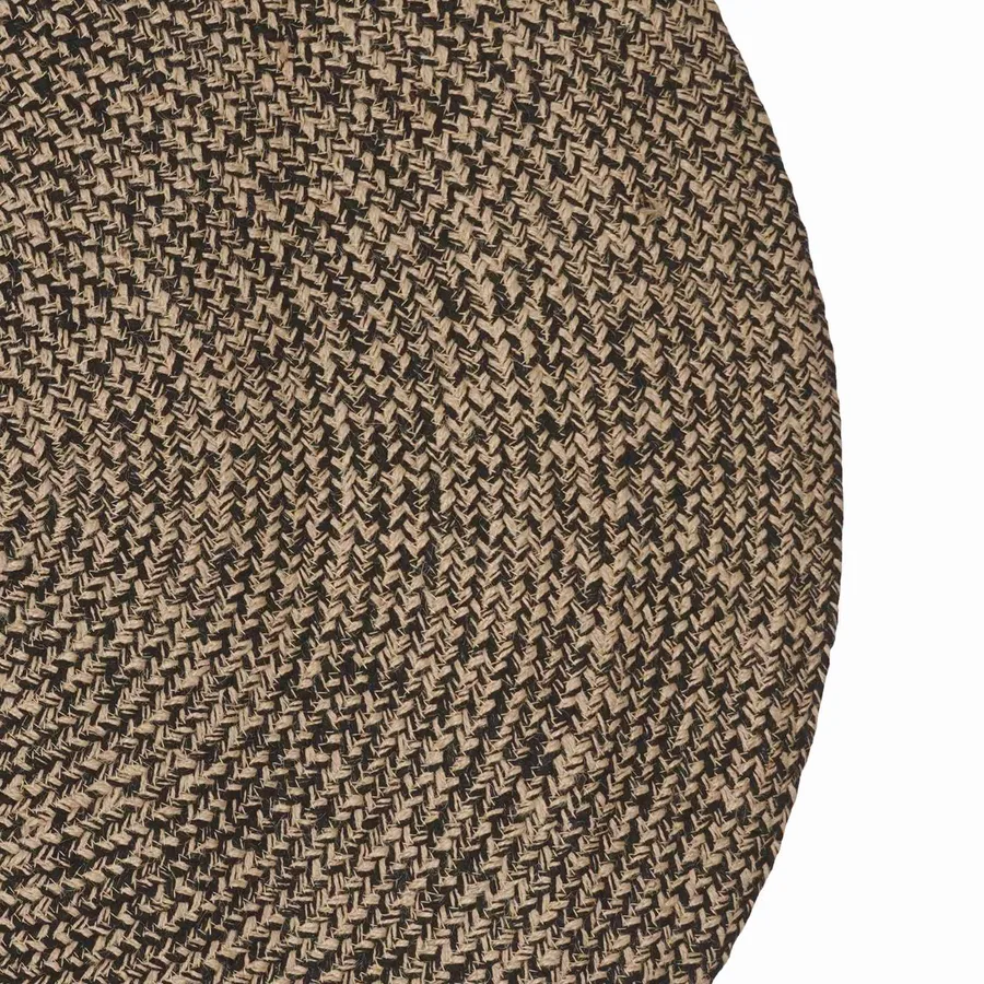 Tapis de surface Noir 152 x 245 cm Jute - 3