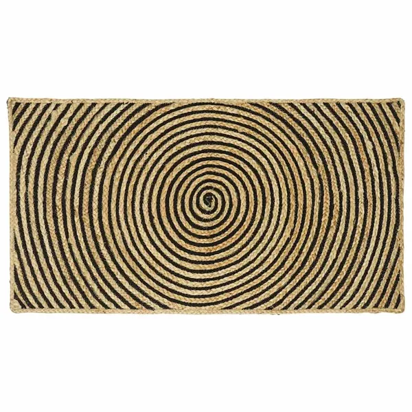 Tapis de surface Noir 60 x 110 cm Jute