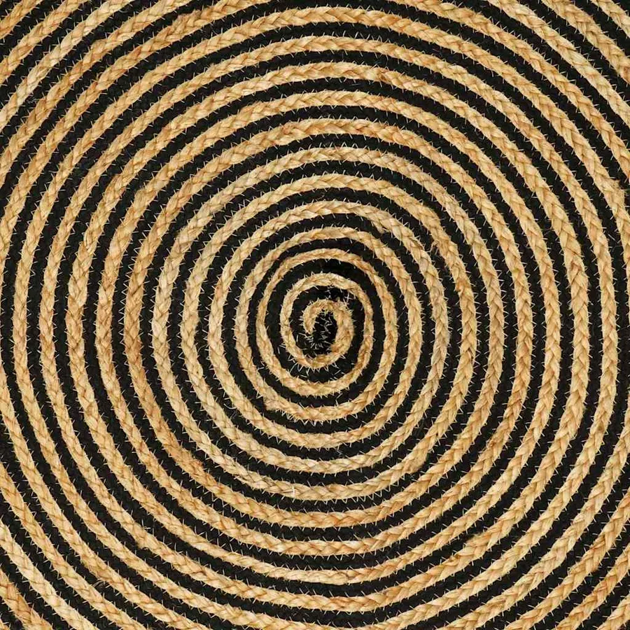 Tapis de surface Noir 80 x 400 cm Jute - 8