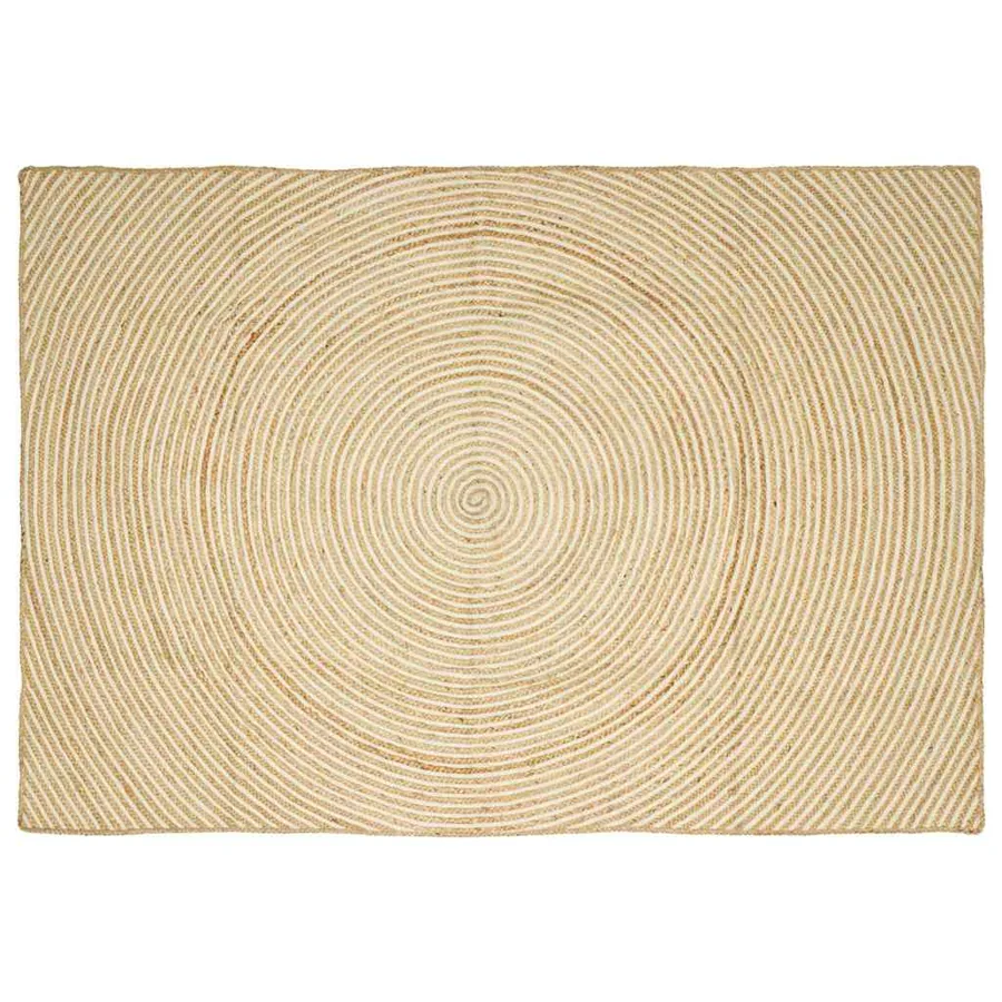 Tapis de surface Blanc 160 x 230 cm Jute