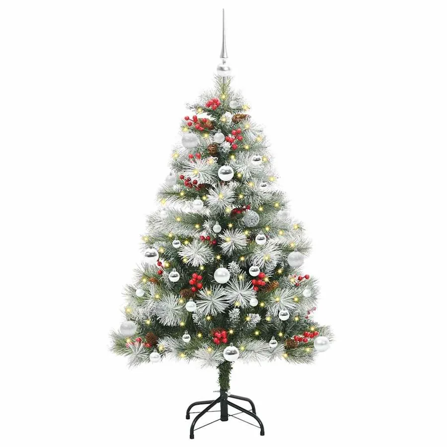 Sapin de Noël artificiel Vert et blanc 150 cm - 3