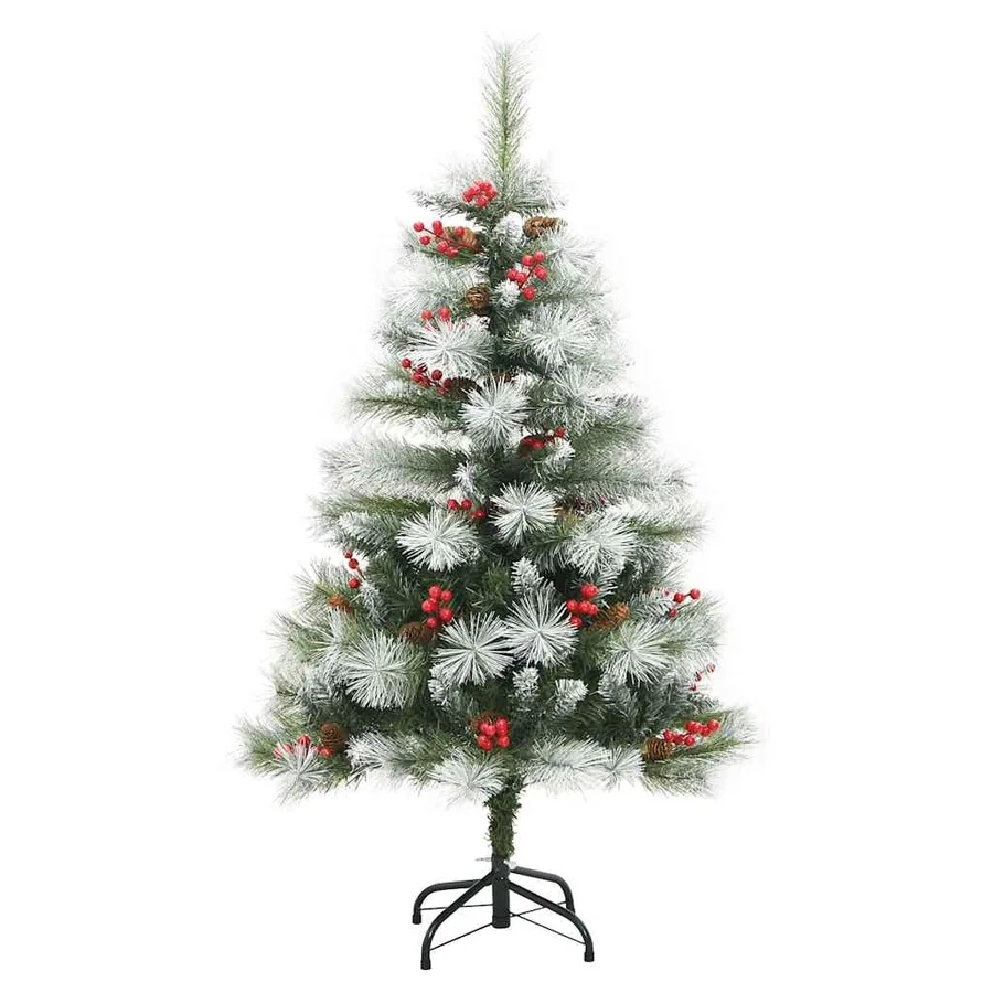 Sapin de Noël artificiel Vert et blanc 150 cm - 5