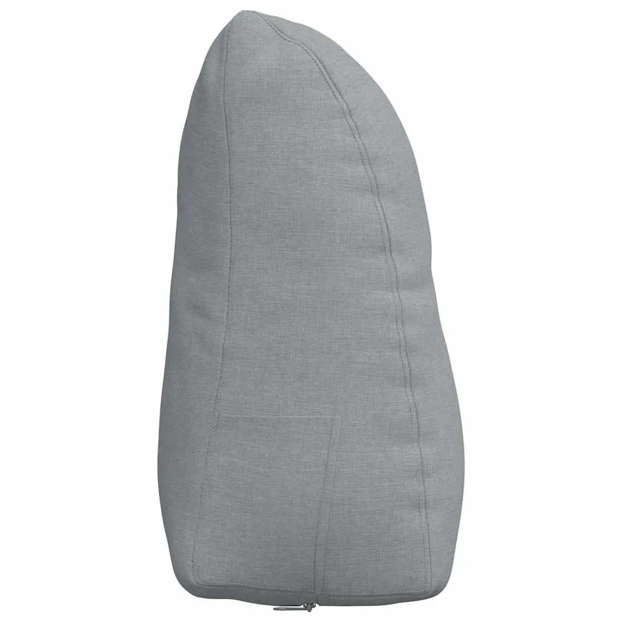Coussin de Dos Gris clair 45 x 24 x 50 cm tissu - 7