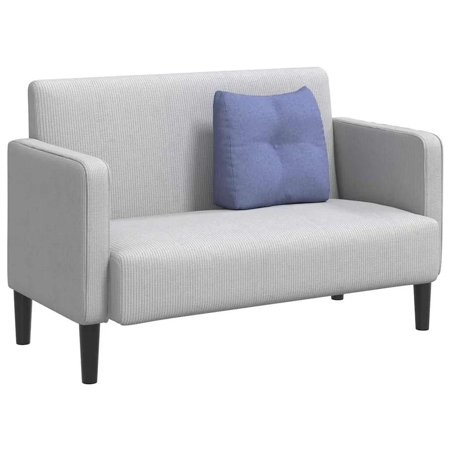 Coussin de Dos Bleu denim 45 x 24 x 50 cm tissu - 3