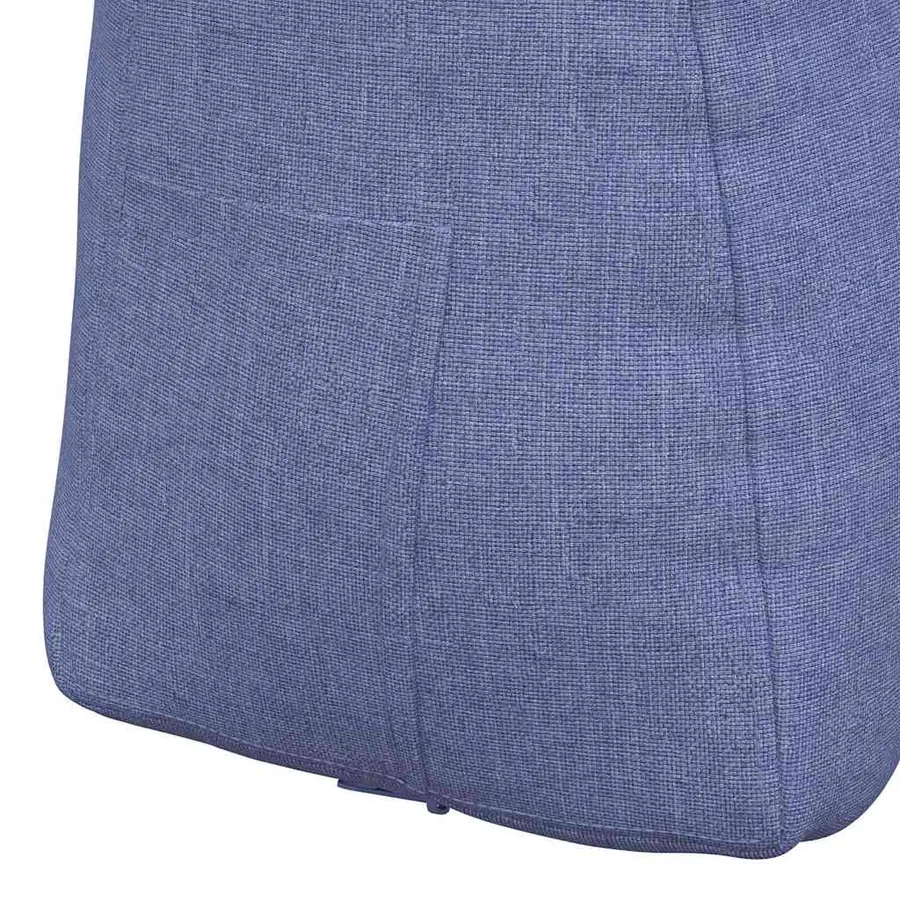 Coussin de Dos Bleu denim 45 x 24 x 50 cm tissu - 9