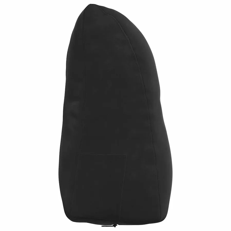 Coussin de Dos Noir 45 x 24 x 50 cm Velours - 7