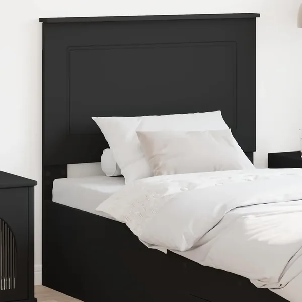 Tête de lit Chêne Noir 100 cm Bois d’ingénierie