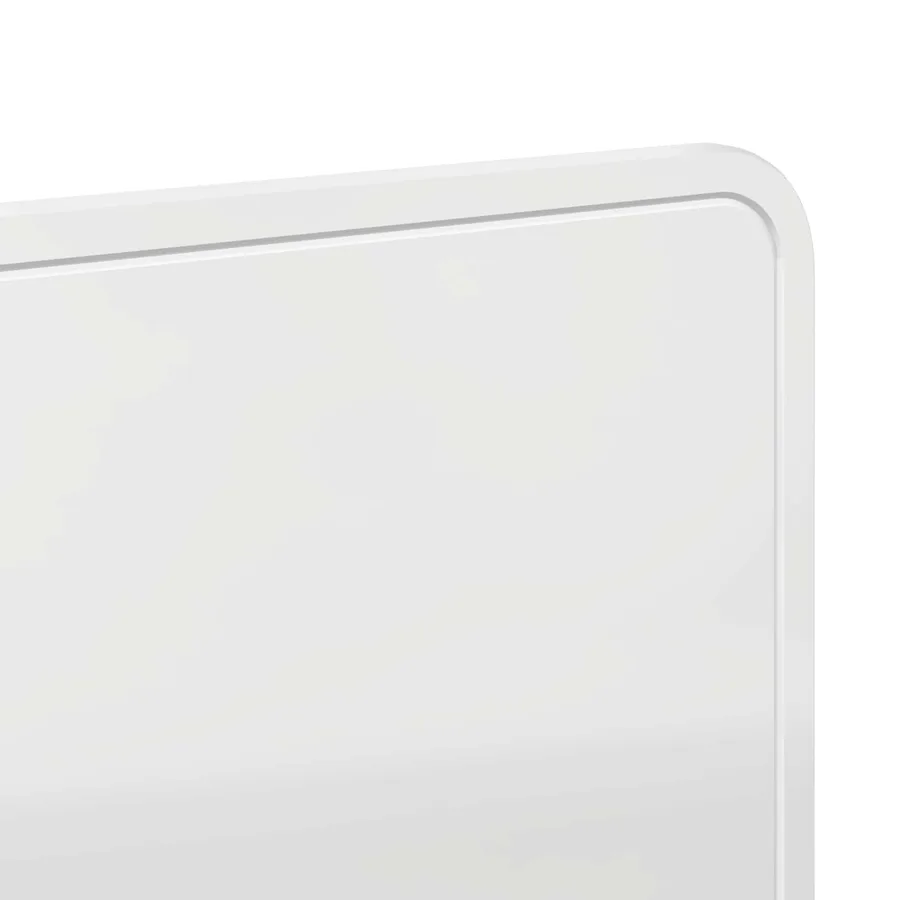 Tête de lit Blanc Brillant Bois d'ingénierie - 7