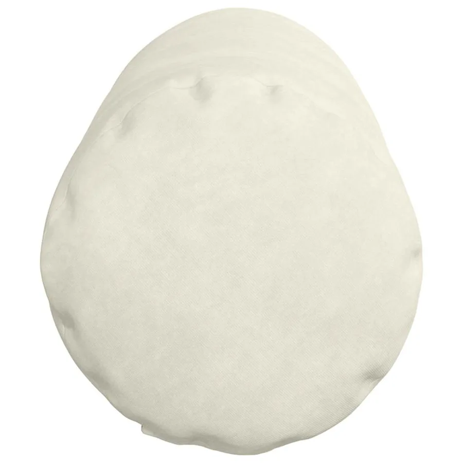 Coussins d'accent 2 pcs Crème Ø 25 x 70 cm - 7