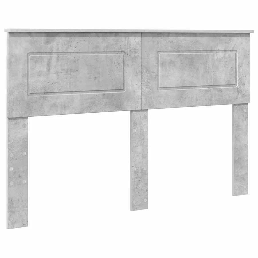 Tête de lit Gris béton Bois d'ingénierie - 2