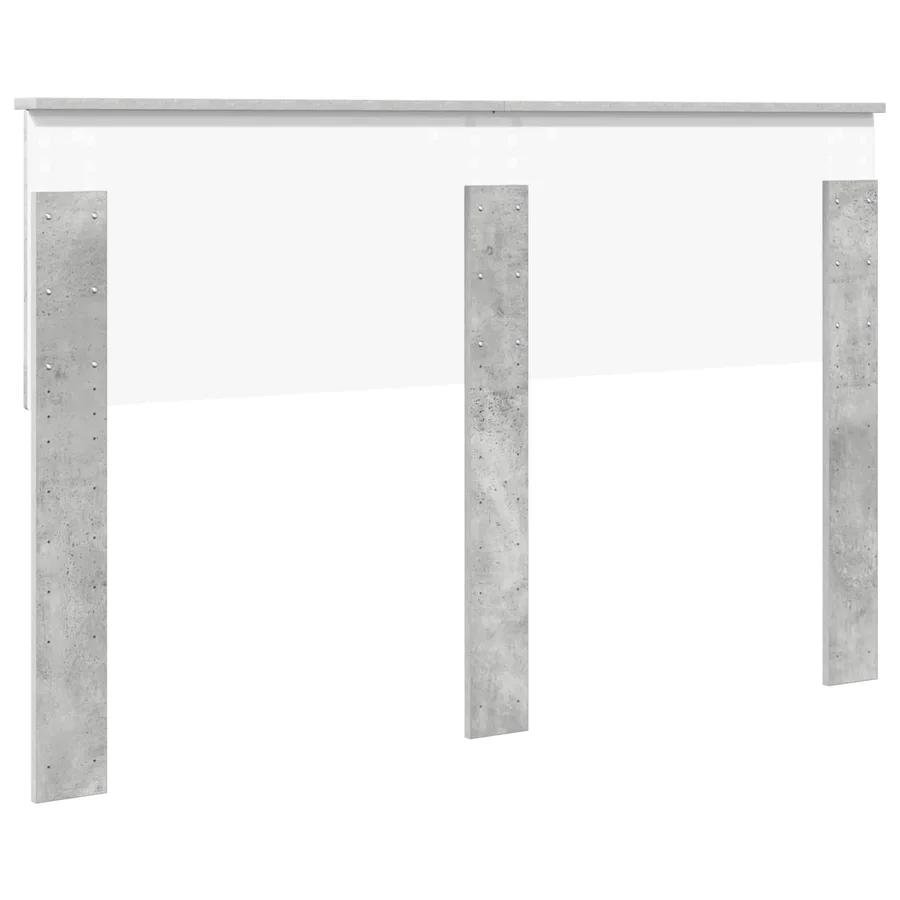Tête de lit Gris béton Bois d'ingénierie - 6