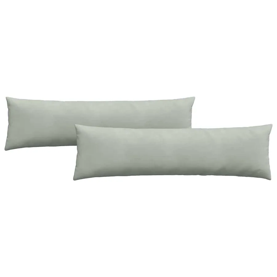 Coussins de canapé 2 pcs Gris clair 145 x 40 cm - 2