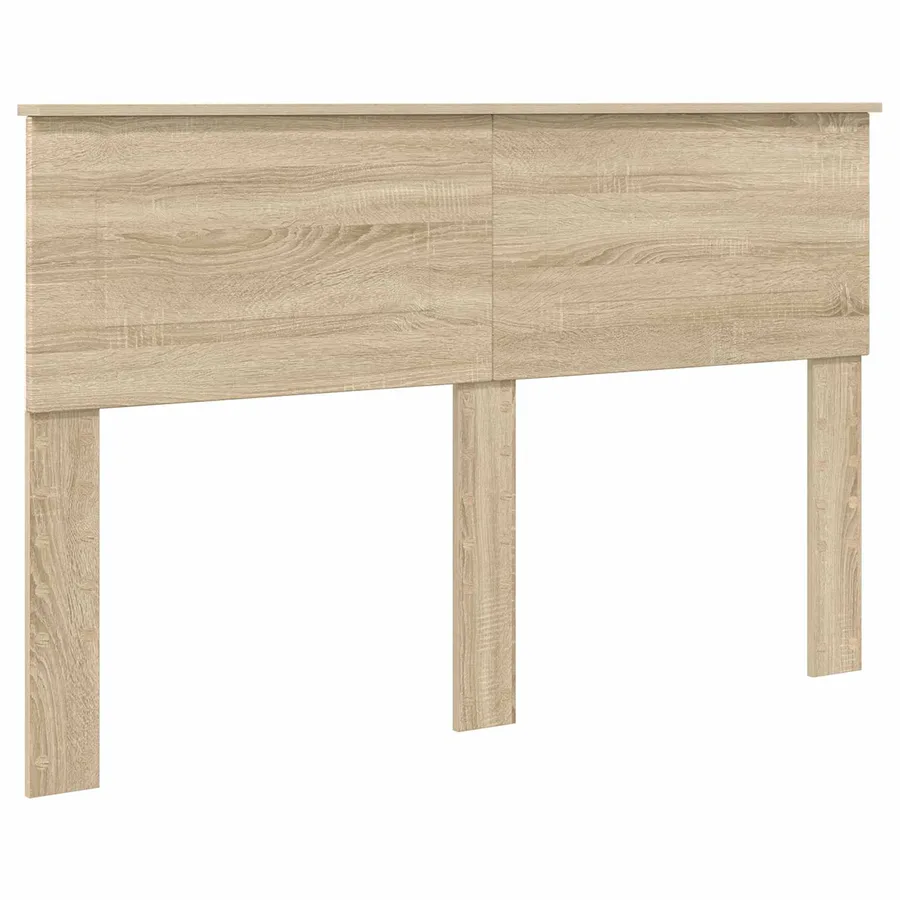 Cadre de lit Chêne Sonoma 140 x 190 cm Bois d'ingénierie - 7