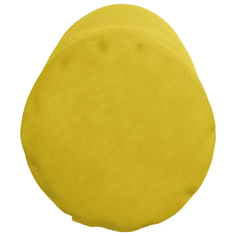 Coussins d'accent 2 pcs Jaune Ø 25 x 70 cm - 7