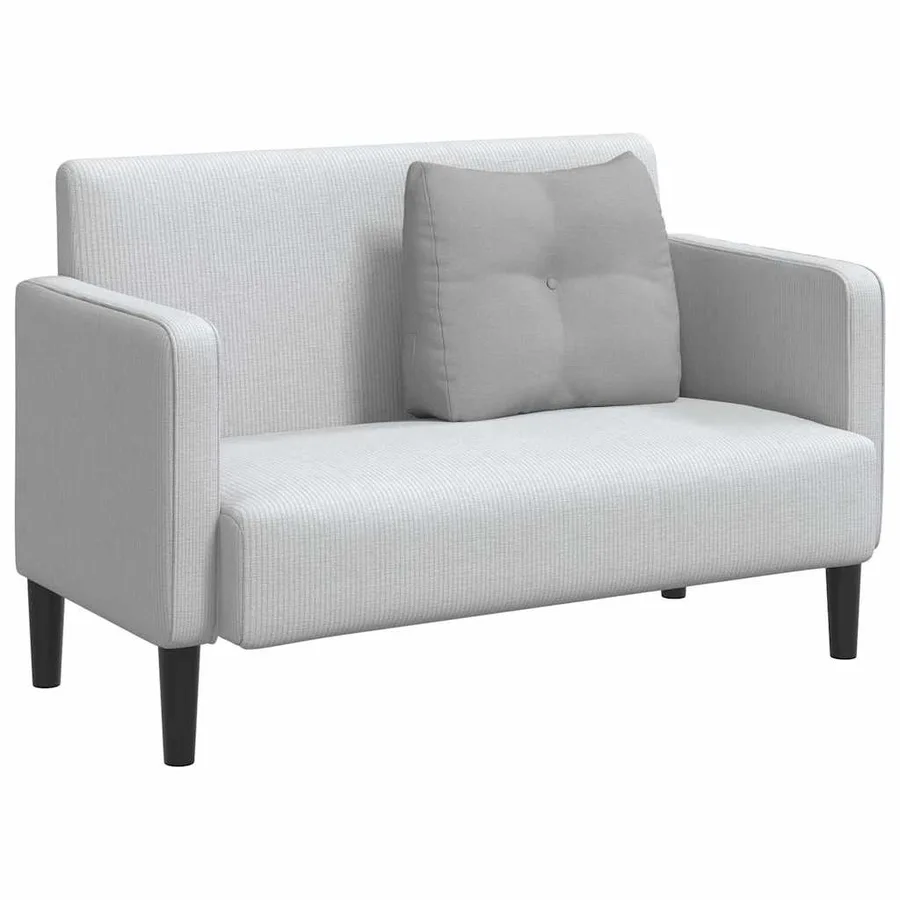 Coussin de Dos Gris nuage 60 x 24 x 50 cm tissu - 3