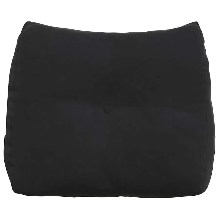 Coussin de Dos Noir 60 x 24 x 50 cm Velours - 6