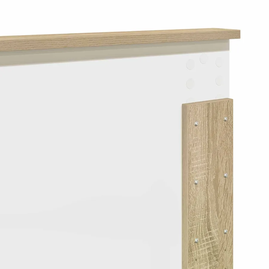 Cadre de lit Chêne Sonoma 180 x 200 cm Bois d'ingénierie - 12