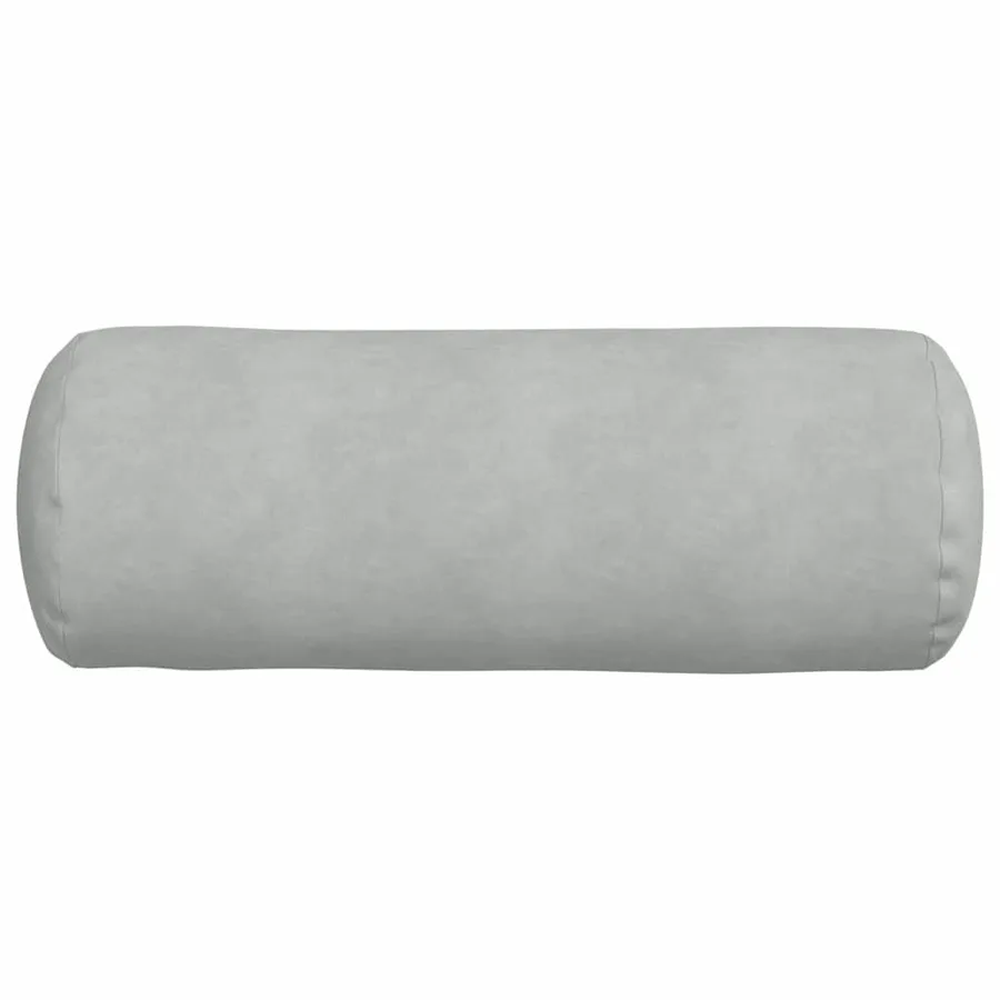 Coussins d'accent 2 pcs Gris clair Ø 25 x 70 cm - 6