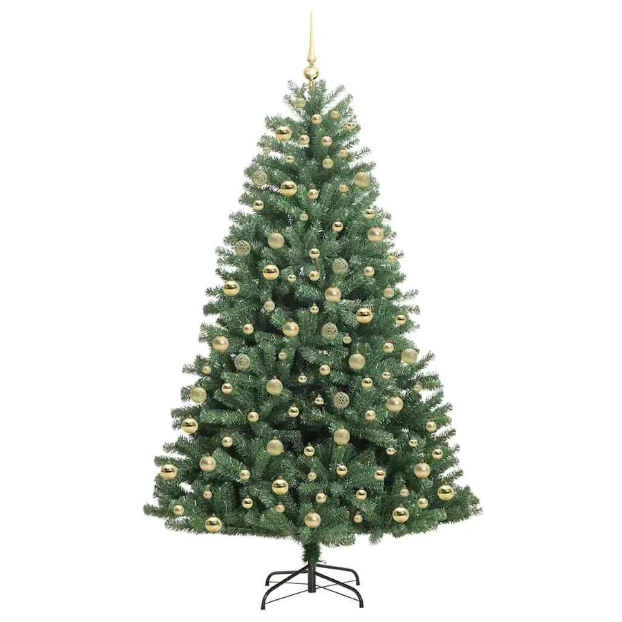 Sapin de Noël Artificiel à Branches Articulées Vert 210 cm - 3