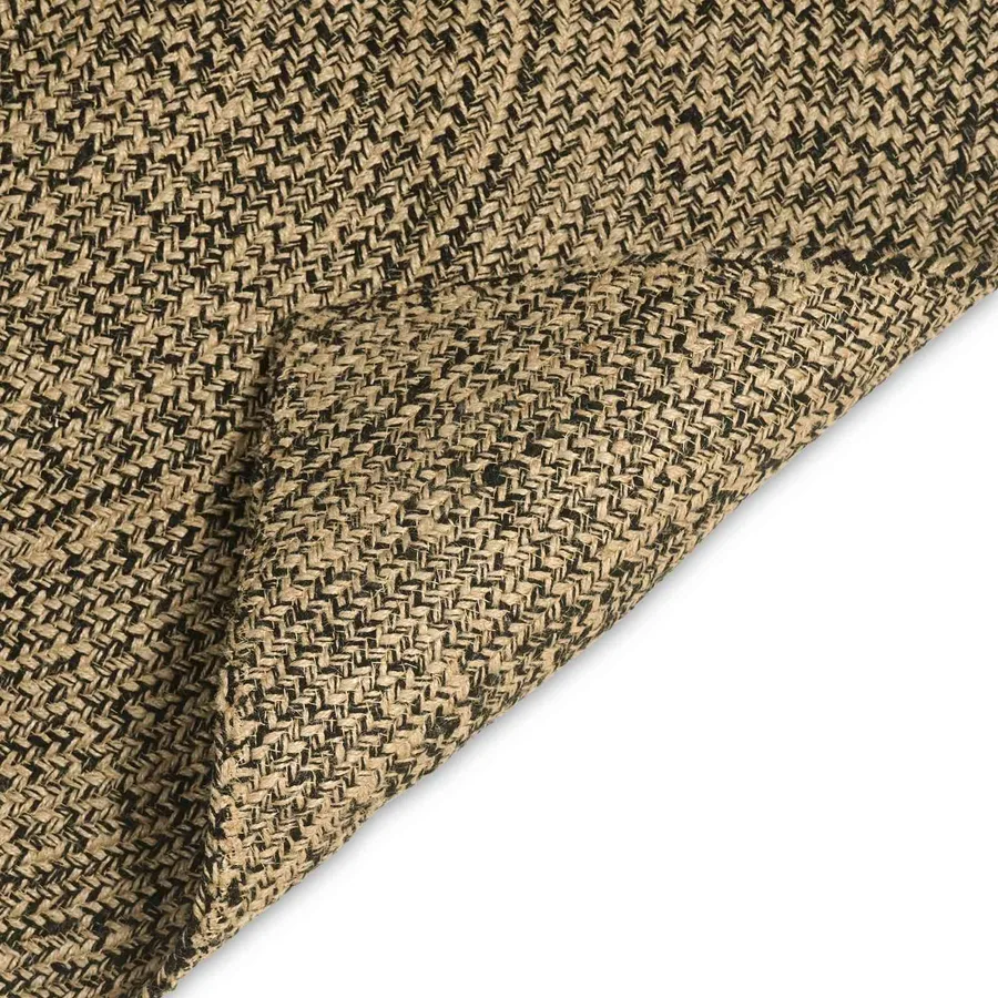 Tapis de surface Naturel et noir 60 x 200 cm Jute - 4