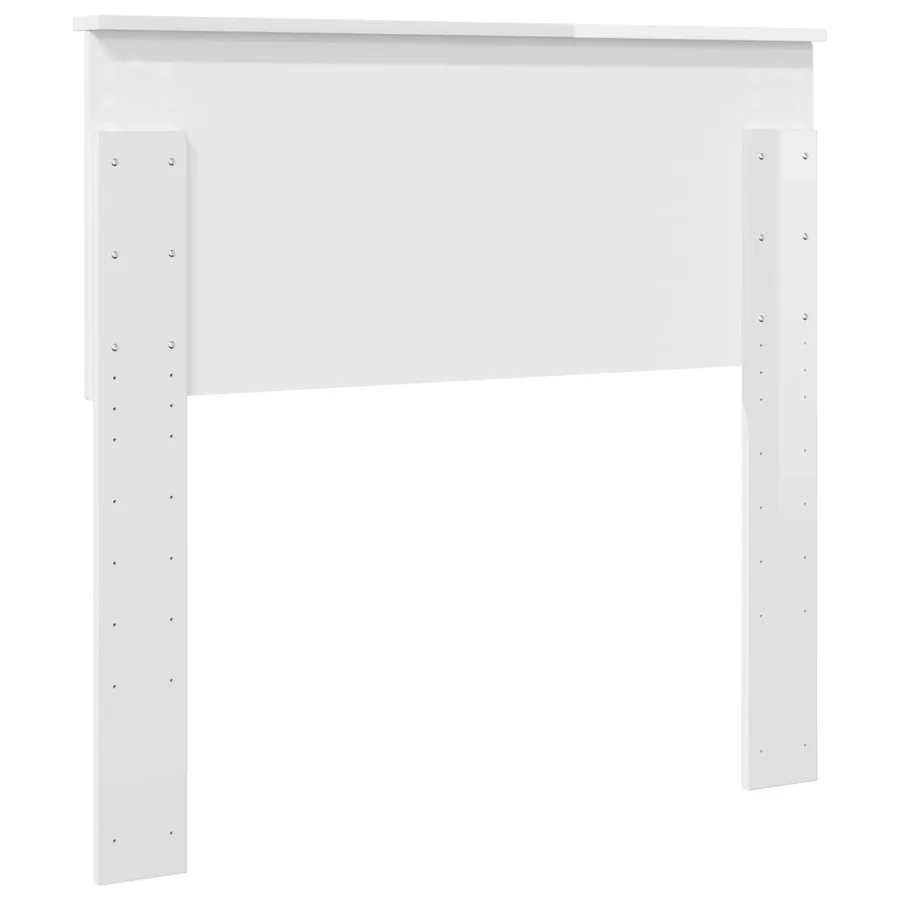 Tête de lit Blanc Brillant Bois d'ingénierie - 6