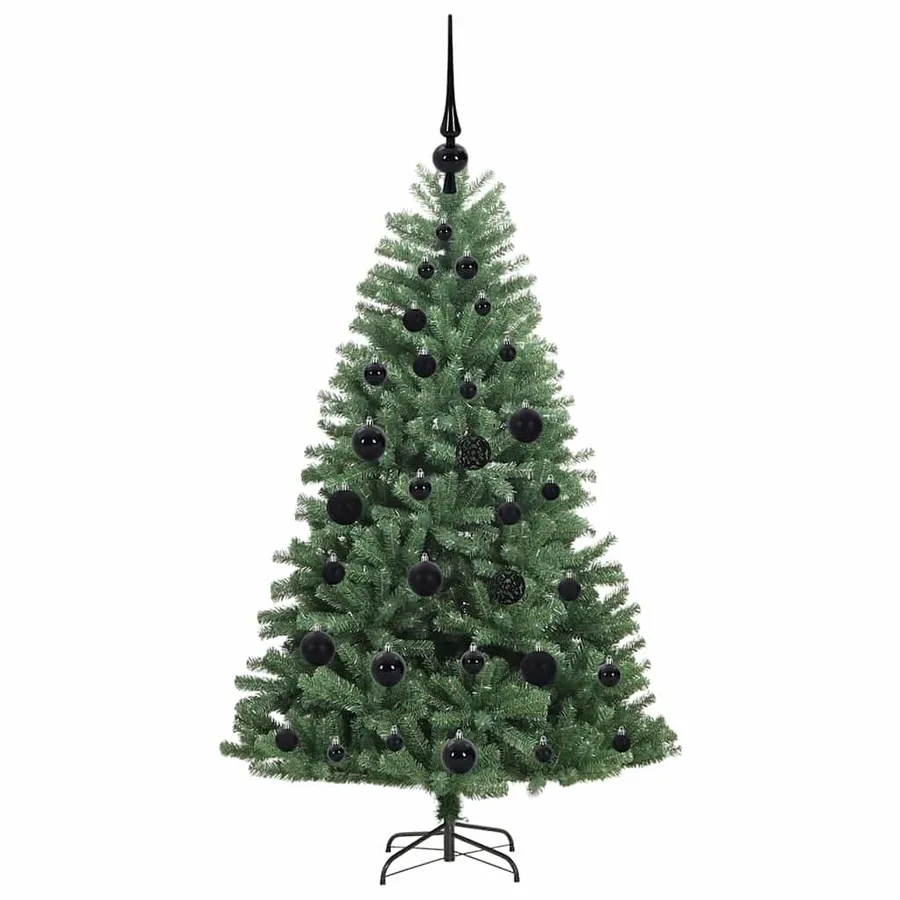 Sapin de Noël Artificiel à Branches Articulées Vert 120 cm - 4