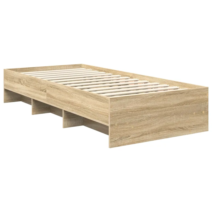 Cadre de lit Chêne Sonoma 80 x 200 cm Bois d'ingénierie - 5